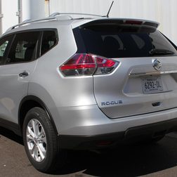 2014 Nissan Rogue SV back angle