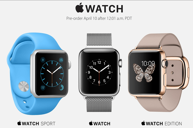 Apple Watch preorder