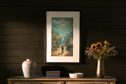 Fraimic’s E Ink art frame generates art from your voice and looks incredible doing it