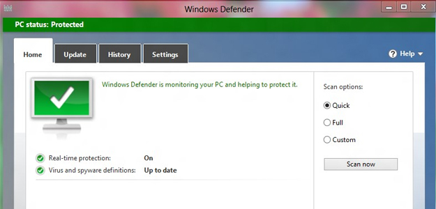 windows 8 defender microsoft