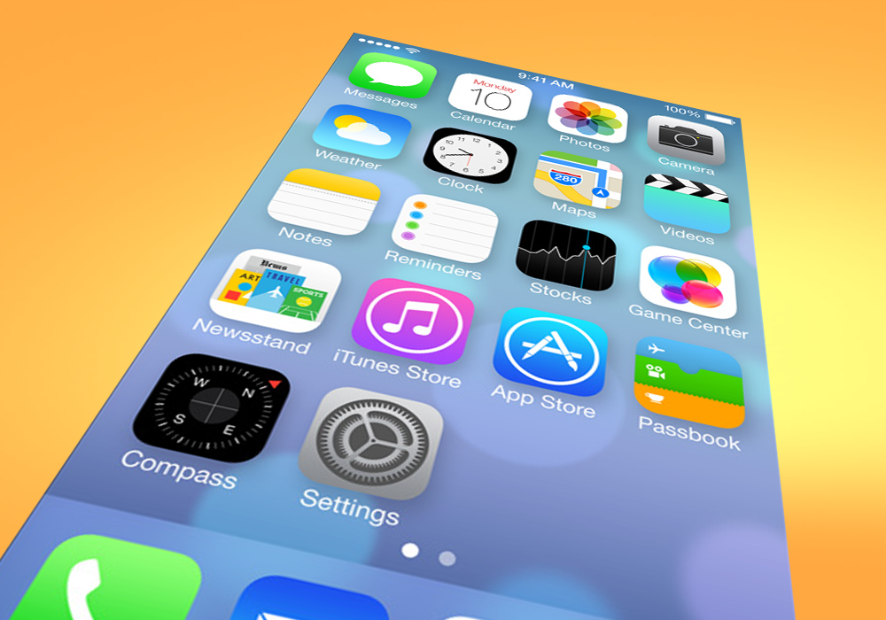 iOS 7 interface
