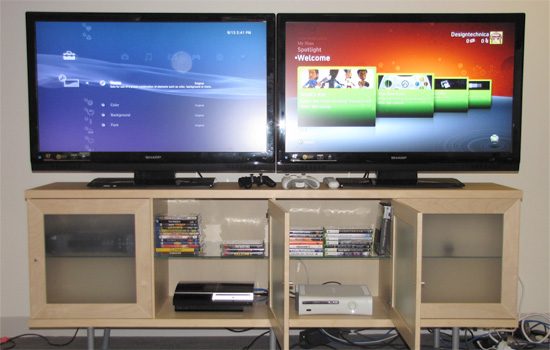 PS3 and Xbox 360 welcome screens