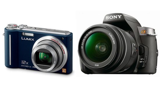 Panasonic Lumix DMC-ZS3 and Sony Alpha DSLR-A330 both offer 10 megapixels DMC