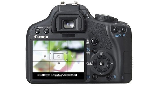 Canon EOS Rebel XSi features a multi-point focusing system