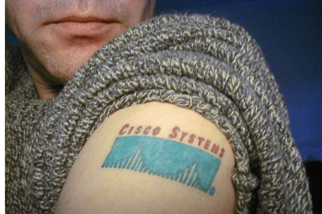 Cisco Systems Shoulder Tattoo