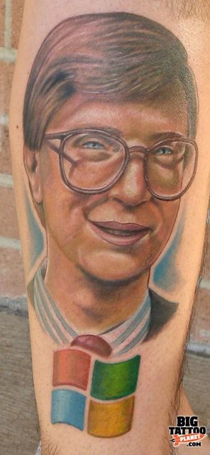Bill Gates Tattoo