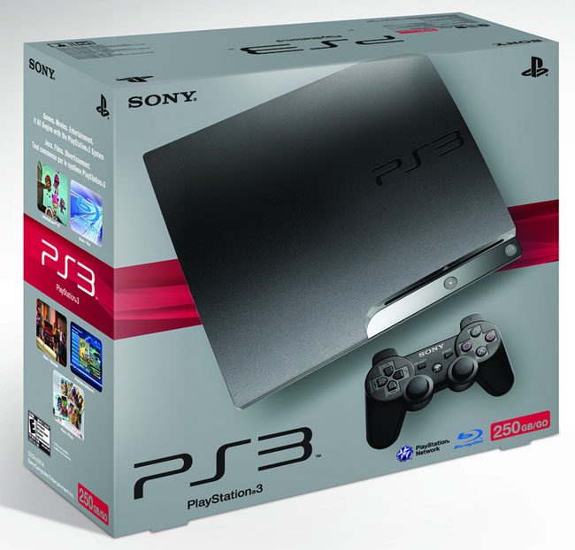 Sony PS3 Slim 250 GB retail box