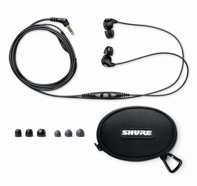 Shure SE115m+ headset (accessories)