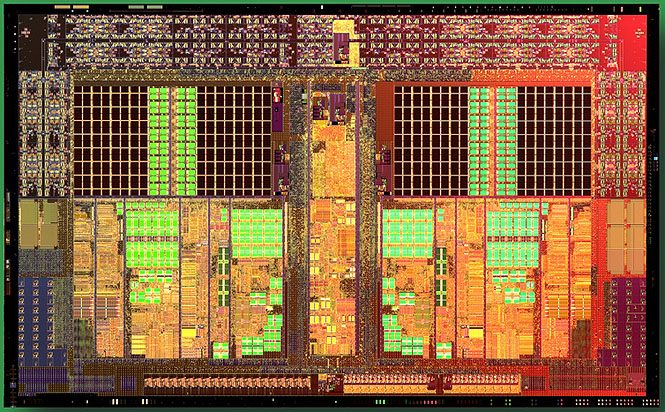 AMD Athlon II die