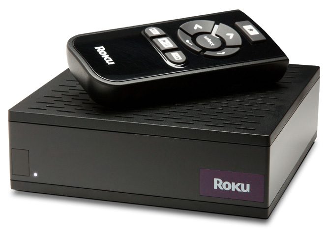 Roku set-top box with remote