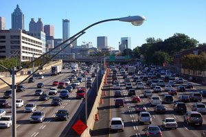 Atlanta traffic jam