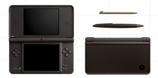 Nintendo DSi LL (dark brown)