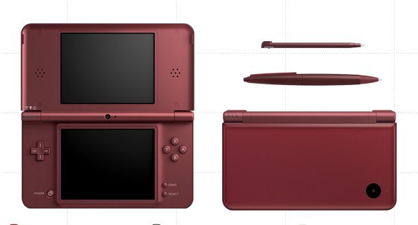 Nintendo DSi LL (wine red)