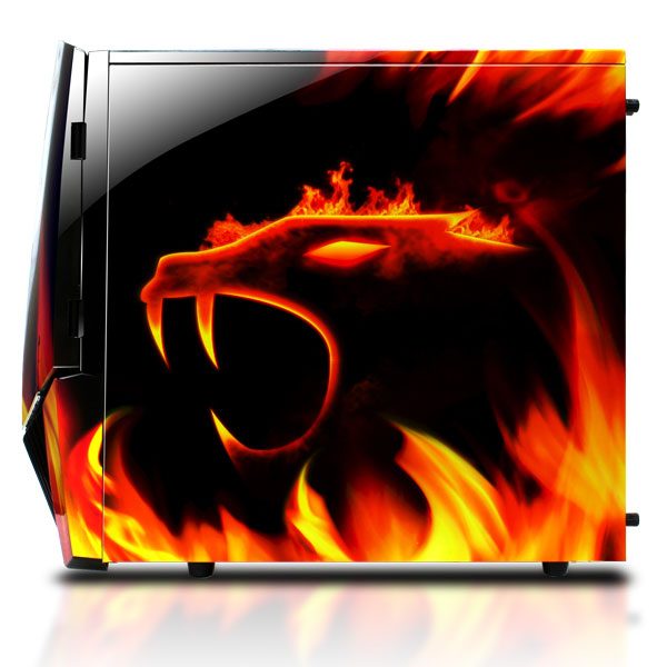 iBuyPower Chimera 2 desktop gaming rig (right side)