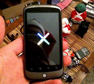 Google Nexus One? Photo by Cory O'Brien