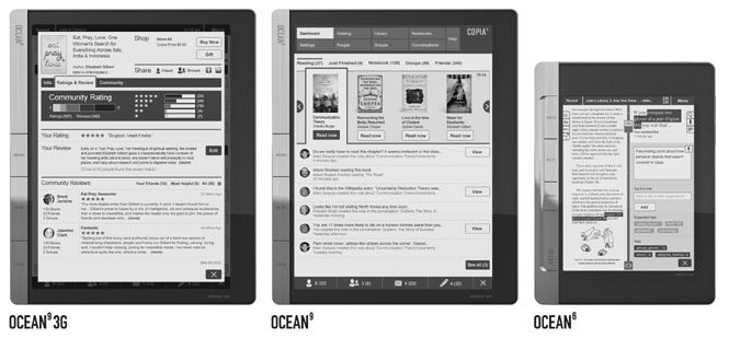 Copia Ocean family (CES 2010)