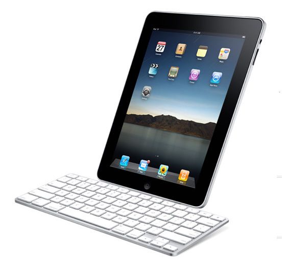 Apple iPad with keyboard