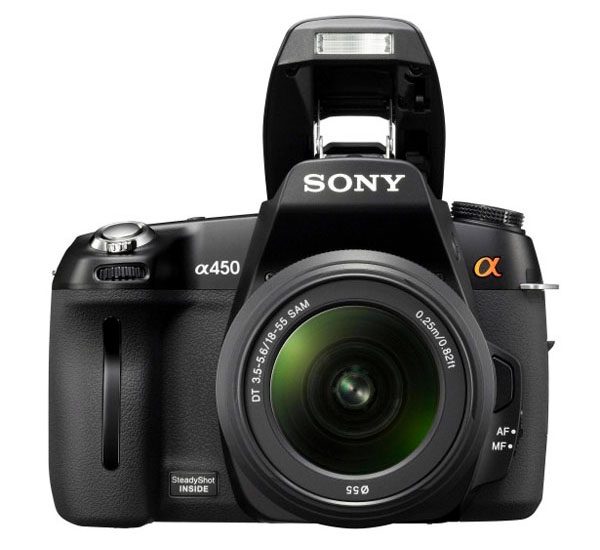 Sony Alpha 450 DSLR (CES 2010)