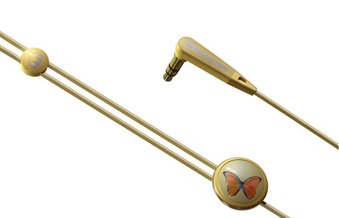 Monser Butterfly Headphones, Vivienne Tam (cable)