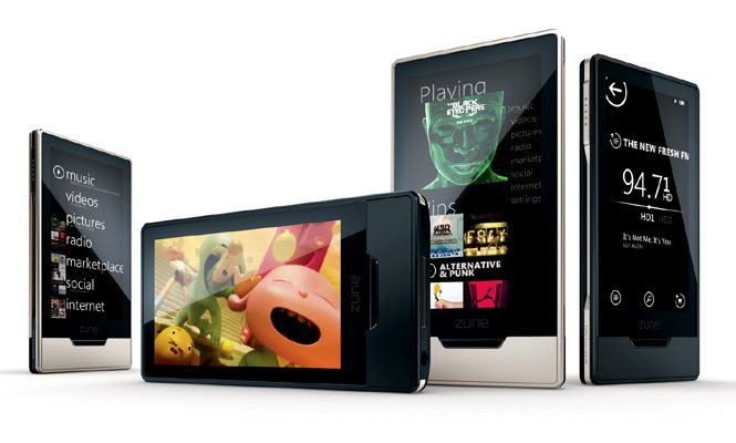 Microsoft Zune HD family