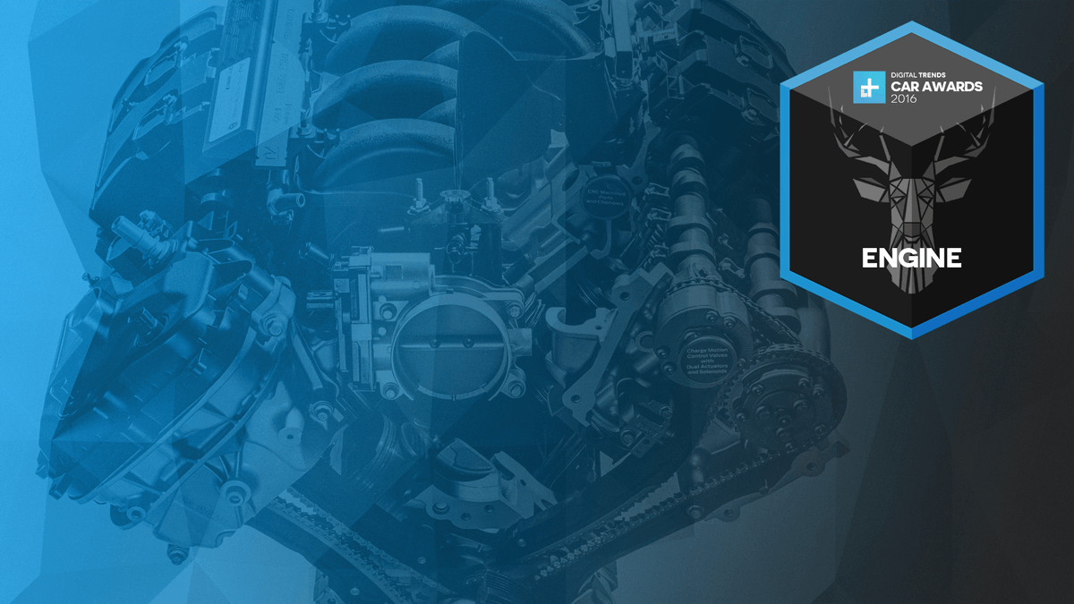 Ford Shelby GT350R 5.2 liter V8 engine award