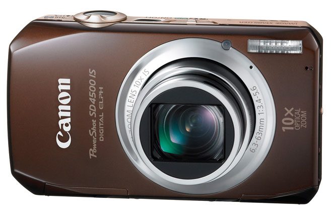 canon powershot sd4500 review 01 sd 4500 is front