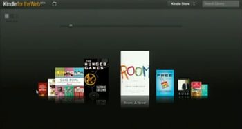 kindle for the web-flip view