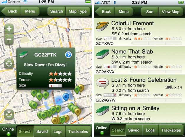 Geocaching-ipod-touch-app-screenshot