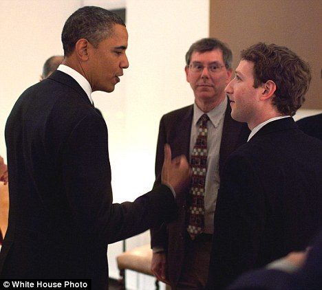 Obama, Zuckerberg