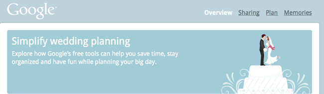 Google Wedding Planning 