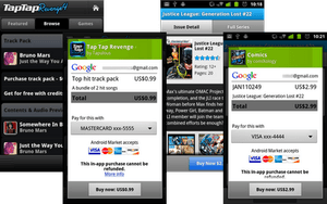 android market in-app purchases