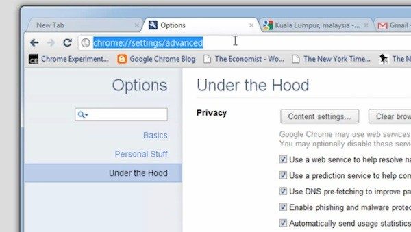 Chrome update