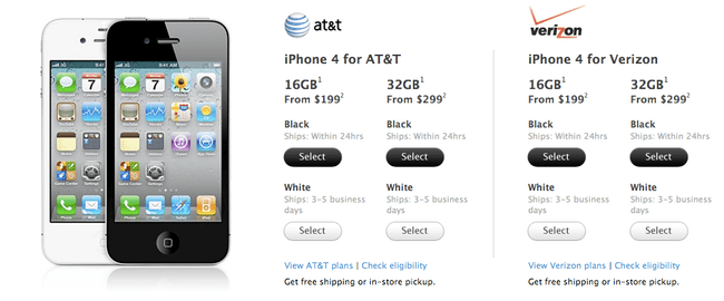 White iPhone 4 for sale