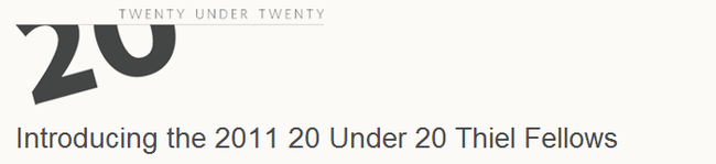 20 under 20