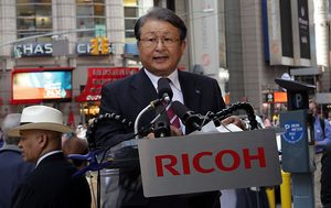 Ricoh CEO Shiro Kondo (Times Square June 2010)
