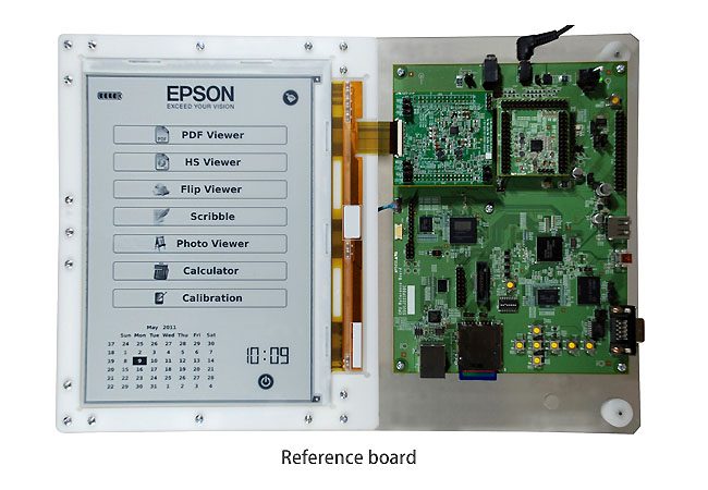 E Ink Epson high-res ereader reference board