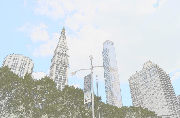 Nikon D5100 color sketch effect