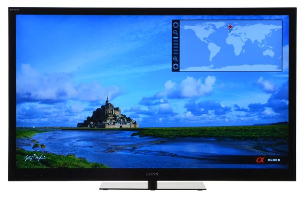 Sony KDL-46NX720 Review screen