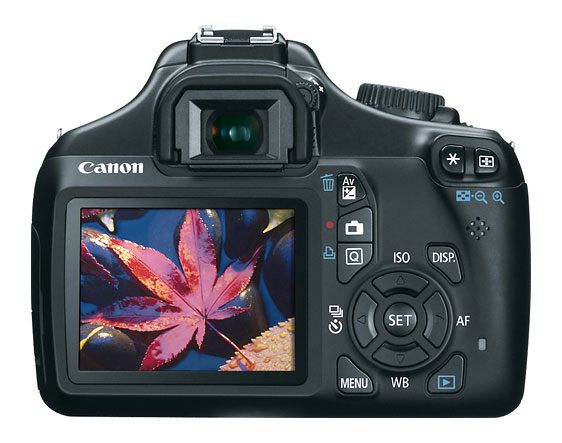 Canon EOS Rebel T3 Rear display
