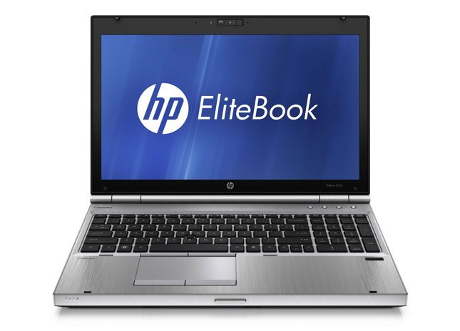 HP EliteBook 8560p front display