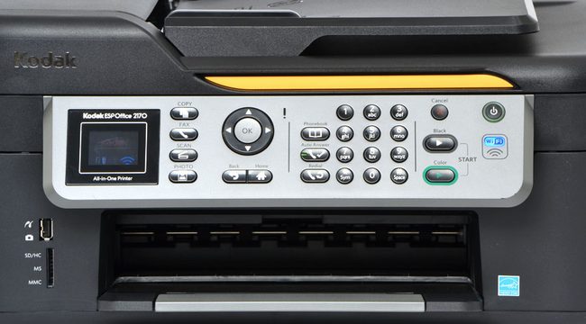 Kodak ESP 2170 Front Controls
