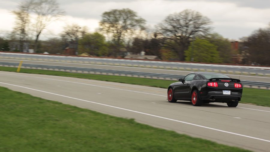 Mustang Boss 302 Black Rear