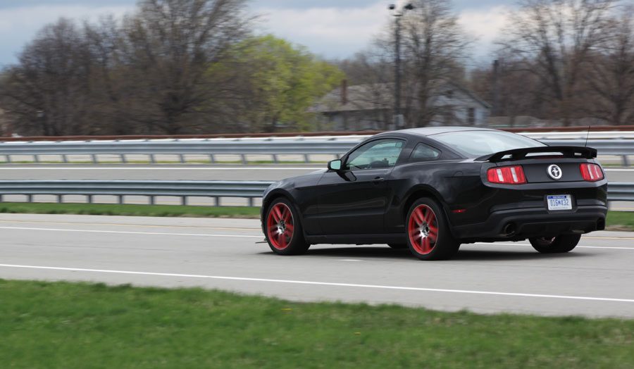 Mustang Boss 302 Laguna Seca Black Side