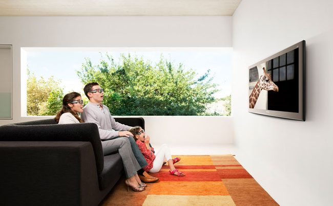 panasonic 3d tv family