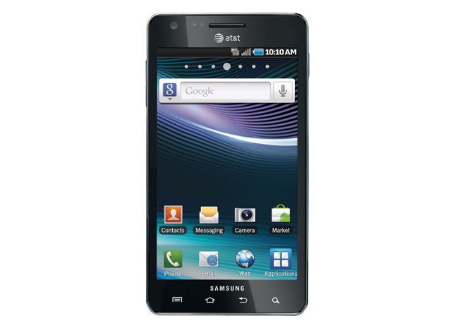 Samsung Infuse 4G front display