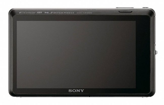 Sony Cybershot DSC-TX100V rear lcd display