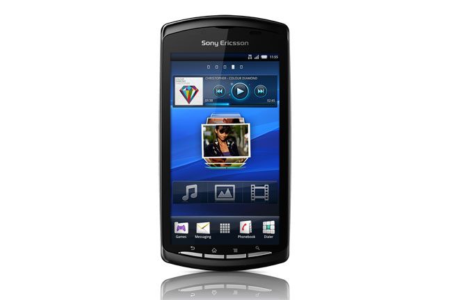 Sony Ericsson Xperia Play screen closed