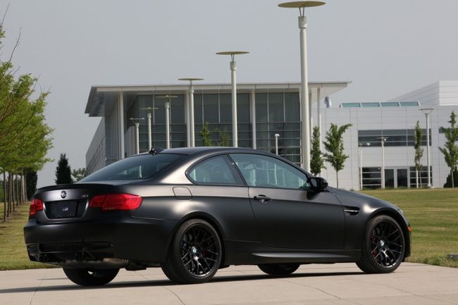 2011 bmw m3 frozen black rear