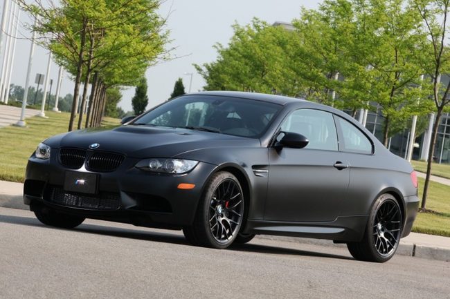 2011 bmw m3 frozen black side
