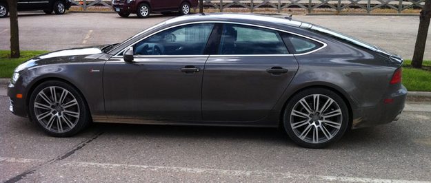 Audi 7 side profile